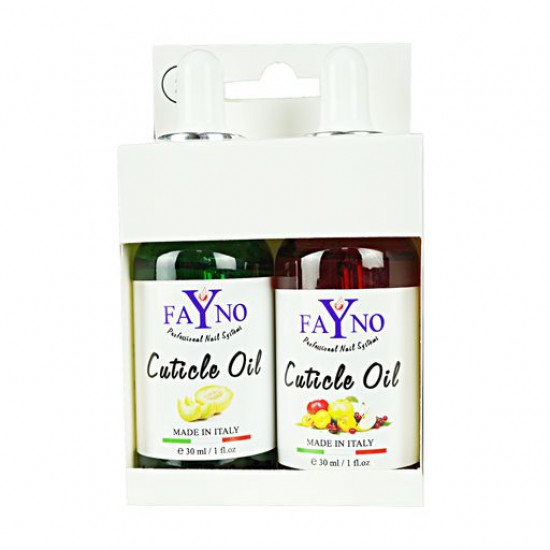 A set of oils for a cuticle of Fayno Cuticle Oil 2 (a melon + a fruit mix), 2*30 ml A set of oils for a cuticle of Fayno Cuticle Oil 2 (a melon + a fruit mix), 2*30 ml