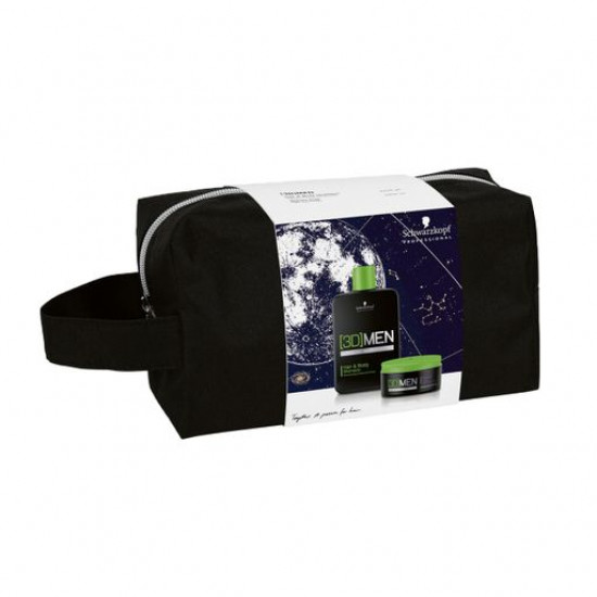 
      Набор мужской Schwarzkopf Professional [3D]Men X-mas Bag (шампунь для волос и тела, 250 мл + текстурирующая глина, 100 мл + косметичка)
    