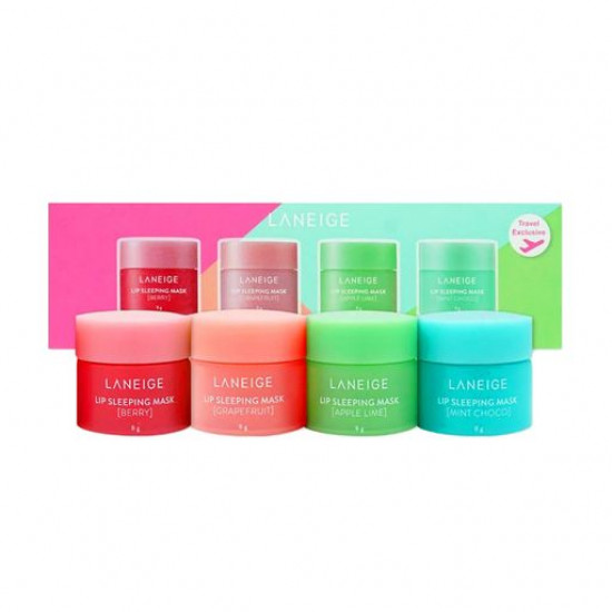 Набір нічних масок для губ Laneige Lip Sleeping Mask Mini Kit, 4*8 г Набір нічних масок для губ Laneige Lip Sleeping Mask Mini Kit, 4*8 г