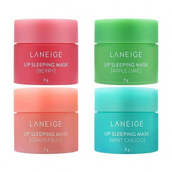 Набір нічних масок для губ Laneige Lip Sleeping Mask Mini Kit, 4*8 г Набір нічних масок для губ Laneige Lip Sleeping Mask Mini Kit, 4*8 г