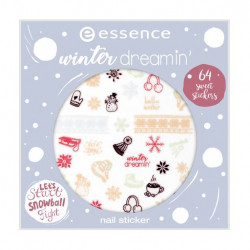 Stickers for nails of Essence Winter Dreamin Nail Sticker, 64 pieces