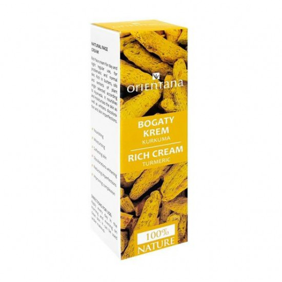 Насичений крем для обличчя Orientana Rich Turmeric Cream з куркумою, 30 г Насичений крем для обличчя Orientana Rich Turmeric Cream з куркумою, 30 г