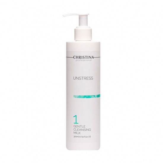 The gentle cleaning face milk of Christina Unstress 1 Gentle Cleansing Milk, 300 ml The gentle cleaning face milk of Christina Unstress 1 Gentle Cleansing Milk, 300 ml