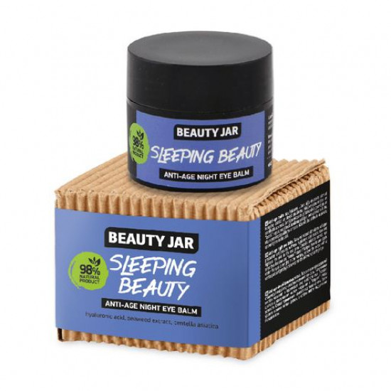 Night anti-aging skin balm around eyes of Beauty Jar Sleeping Beauty Anti-Age Night Eye Balm, 15 ml Night anti-aging skin balm around eyes of Beauty Jar Sleeping Beauty Anti-Age Night Eye Balm, 15 ml