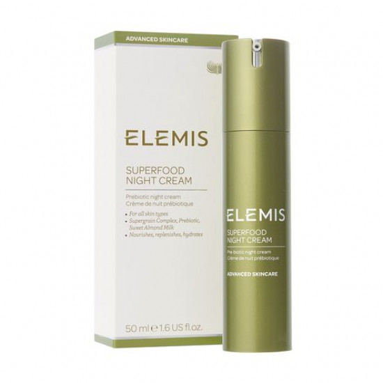 Нічний крем для обличчя Elemis Superfood Night Cream для всіх типів шкіри, 50 мл Нічний крем для обличчя Elemis Superfood Night Cream для всіх типів шкіри, 50 мл