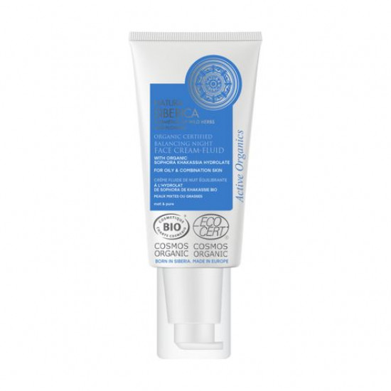 Ночной крем для лица Natura Siberica Organic Certified Balancing Night Face Cream-Fluid для жирной и комбинированной кожи 50 мл
Ночной крем для лица Natura Siberica Organic Certified Balancing Night Face Cream-Fluid для жирной и комбинированной кожи 50 мл