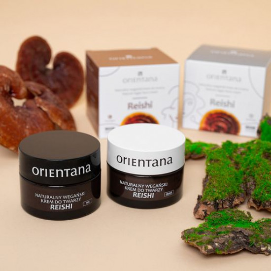 Нічний крем для обличчя Orientana Reishi Natural Vegan Night Cream, 50 мл Нічний крем для обличчя Orientana Reishi Natural Vegan Night Cream, 50 мл