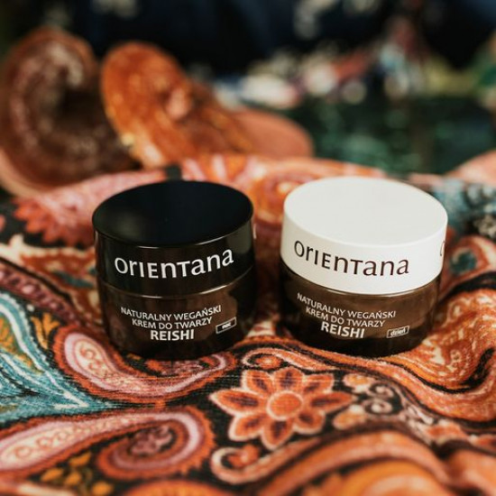 Нічний крем для обличчя Orientana Reishi Natural Vegan Night Cream, 50 мл Нічний крем для обличчя Orientana Reishi Natural Vegan Night Cream, 50 мл