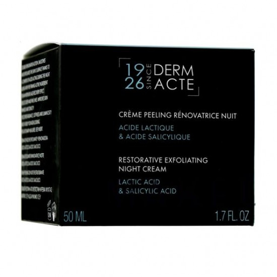 Нічний відновлюючий крем-ексфоліант для обличчя Academie Derm Acte Restorative Exfoliating Night Cream, 50 мл Нічний відновлюючий крем-ексфоліант для обличчя Academie Derm Acte Restorative Exfoliating Night Cream, 50 мл