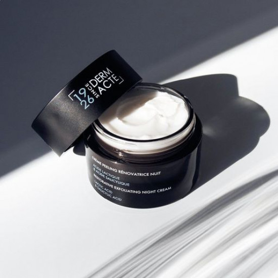 Нічний відновлюючий крем-ексфоліант для обличчя Academie Derm Acte Restorative Exfoliating Night Cream, 50 мл Нічний відновлюючий крем-ексфоліант для обличчя Academie Derm Acte Restorative Exfoliating Night Cream, 50 мл