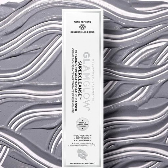 Очищувальний засіб для обличчя Glamglow SuperCleanse Clearing Cream-To-Foam Cleanser, 150 г Очищувальний засіб для обличчя Glamglow SuperCleanse Clearing Cream-To-Foam Cleanser, 150 г