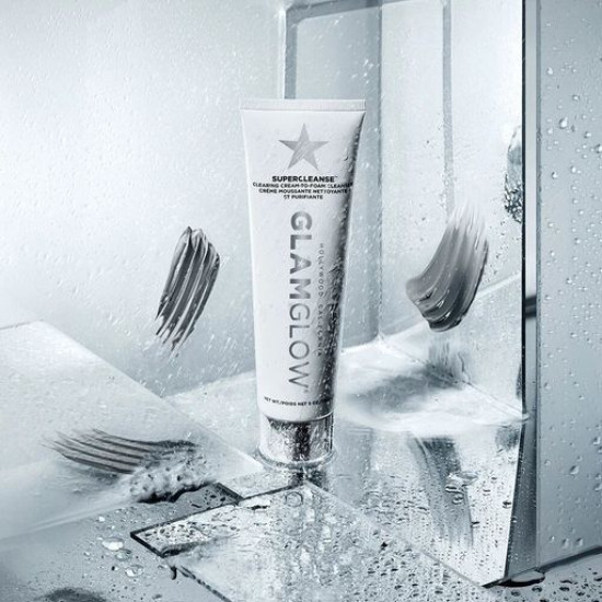 Очищувальний засіб для обличчя Glamglow SuperCleanse Clearing Cream-To-Foam Cleanser, 150 г Очищувальний засіб для обличчя Glamglow SuperCleanse Clearing Cream-To-Foam Cleanser, 150 г