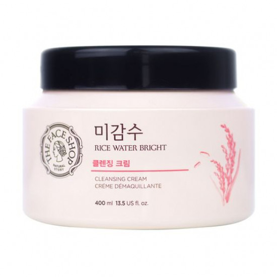 Очищаючий крем для обличчя The Face Shop Rice Water Bright Cleansing Cream з рисовою водою, 400 мл Очищаючий крем для обличчя The Face Shop Rice Water Bright Cleansing Cream з рисовою водою, 400 мл