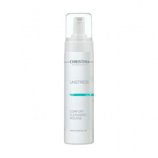 Мист, що очищає, для обличчя Christina Unstress Comfort Cleansing Mousse, 200 мл Мист, що очищає, для обличчя Christina Unstress Comfort Cleansing Mousse, 200 мл