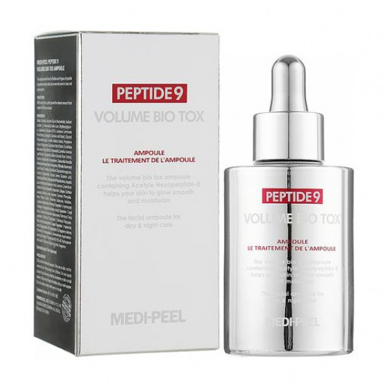The rejuvenating ampoule serum for the person Medi-Peel Peptide 9 Volume Bio Tox Ampoule with peptides, 100 ml The rejuvenating ampoule serum for the person Medi-Peel Peptide 9 Volume Bio Tox Ampoule with peptides, 100 ml