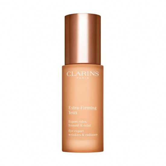 The rejuvenating skin serum around eyes of Clarins Extra-Firming Yeux, 15 ml The rejuvenating skin serum around eyes of Clarins Extra-Firming Yeux, 15 ml