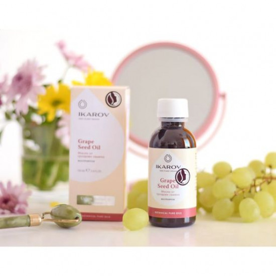 Organic grape oil for a face and body of Ikarov Grape Seed Oil, 100 ml Organic grape oil for a face and body of Ikarov Grape Seed Oil, 100 ml