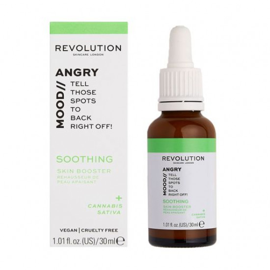 Освежающая и увлажняющая сыворотка для лица Revolution Skincare Angry Mood Soothing Skin Booster, 30 мл
Освежающая и увлажняющая сыворотка для лица Revolution Skincare Angry Mood Soothing Skin Booster, 30 мл