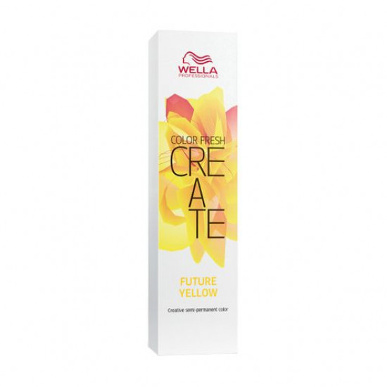 Відтінкова фарба для волосся Wella Professionals Color Fresh Create для створення яскравих кольорових ефектів Future Yellow, 60 мл Відтінкова фарба для волосся Wella Professionals Color Fresh Create для створення яскравих кольорових ефектів Future Yellow, 60 мл