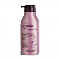 Оттеночный шампунь Luxliss Provence Surprise Balancing Blonde & Silver Shampoo Lavender & Blue Chamomile для блондированных волос, 500 мл