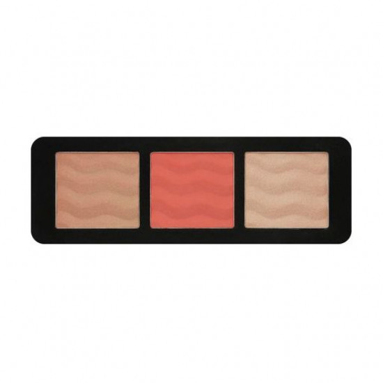 Палетка для контурингу W7 The Cheeky Trio Palette, 21 г Палетка для контурингу W7 The Cheeky Trio Palette, 21 г