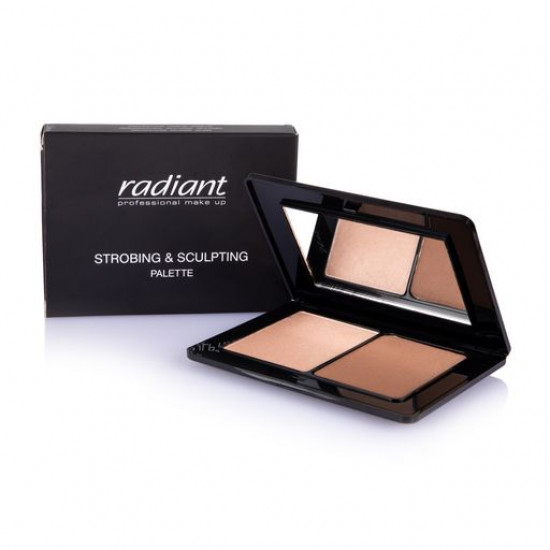 Palette for a konturing of the person Radiant Strobing & Sculpting Palette, 02 Medium Dark, 16 g Palette for a konturing of the person Radiant Strobing & Sculpting Palette, 02 Medium Dark, 16 g