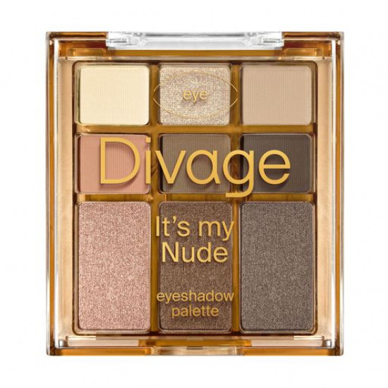 Палетка тіней для повік Divage It's My Nude Eyeshadow Palette, 12.8 г Палетка тіней для повік Divage It's My Nude Eyeshadow Palette, 12.8 г