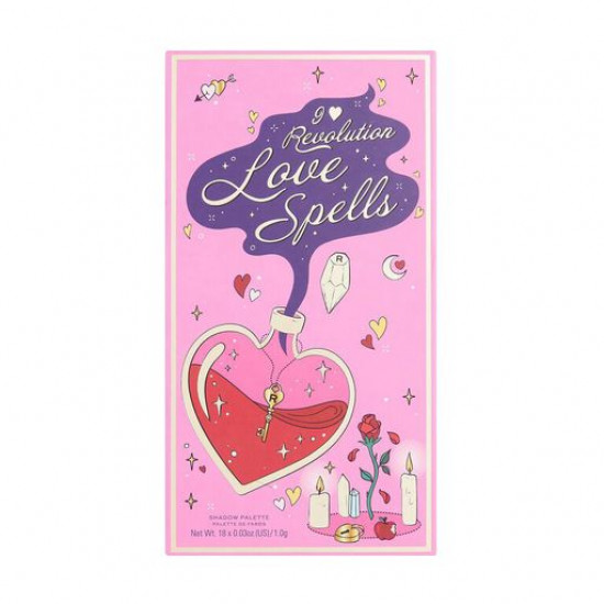 Палетка тіней для повік I Heart Revolution Love Spells, 18 г Палетка тіней для повік I Heart Revolution Love Spells, 18 г