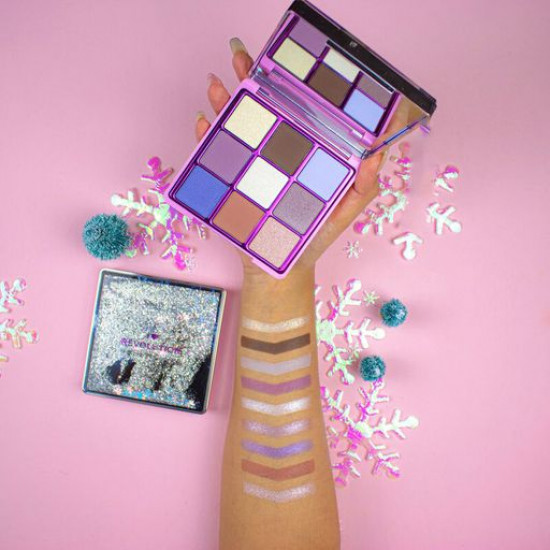 Palette of the eye shadow I Heart Revolution Snow Globe Eyeshadow Palette Snowflake, 13.5 g Palette of the eye shadow I Heart Revolution Snow Globe Eyeshadow Palette Snowflake, 13.5 g