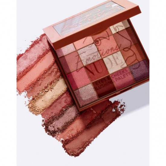 Палетка тіней для повік і рум'ян L'Oreal Paris Emotions of Nude, 15 г Палетка тіней для повік і рум'ян L'Oreal Paris Emotions of Nude, 15 г