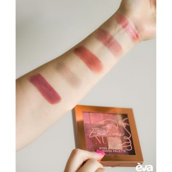 Палетка тіней для повік і рум'ян L'Oreal Paris Emotions of Nude, 15 г Палетка тіней для повік і рум'ян L'Oreal Paris Emotions of Nude, 15 г