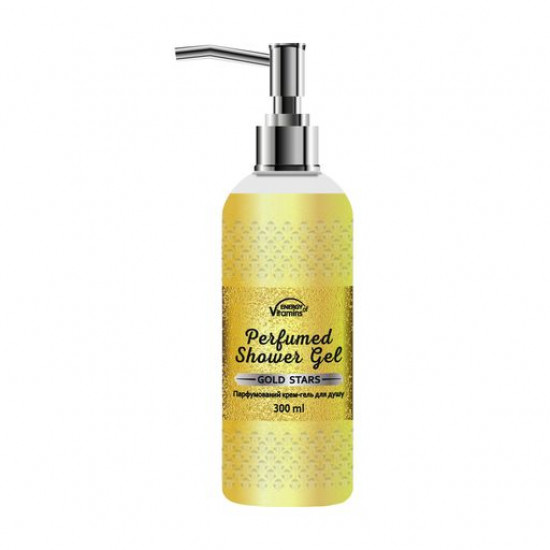 The perfumed Energy of Vitamins Perfumed Gold Stars shower gel, 300 ml The perfumed Energy of Vitamins Perfumed Gold Stars shower gel, 300 ml