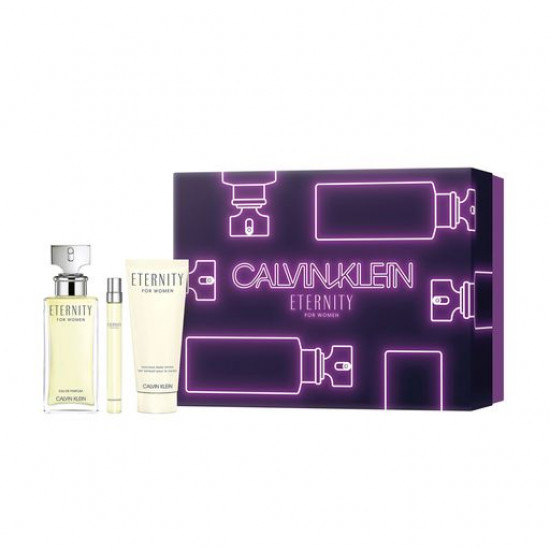 Парфумований набір жіночий Calvin Klein Eternity (парфумована вода, 100 мл + лосьйон для тіла, 100 мл + парфумована вода, 10 мл) Парфумований набір жіночий Calvin Klein Eternity (парфумована вода, 100 мл + лосьйон для тіла, 100 мл + парфумована вода, 10 мл)