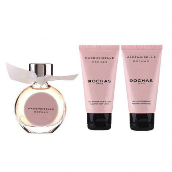 The perfumed set female Rochas Rochas Mademoiselle (the perfumed water, 50 ml + body lotion, 50 ml + shower gel, 50 ml) The perfumed set female Rochas Rochas Mademoiselle (the perfumed water, 50 ml + body lotion, 50 ml + shower gel, 50 ml)