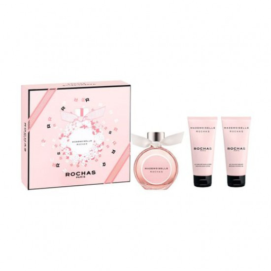 The perfumed set female Rochas Rochas Mademoiselle (the perfumed water, 50 ml + body lotion, 50 ml + shower gel, 50 ml) The perfumed set female Rochas Rochas Mademoiselle (the perfumed water, 50 ml + body lotion, 50 ml + shower gel, 50 ml)