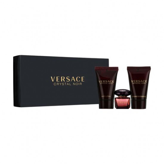 The perfumed set female Versace Crystal Noir (toilet water, 5 ml + shower gel, 25 ml + body lotion, 25 ml) The perfumed set female Versace Crystal Noir (toilet water, 5 ml + shower gel, 25 ml + body lotion, 25 ml)
