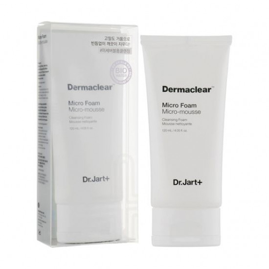 Skin for washing of Dr. Jart + Dermaclear Micro Foam deep cleansing, 120 ml Skin for washing of Dr. Jart + Dermaclear Micro Foam deep cleansing, 120 ml