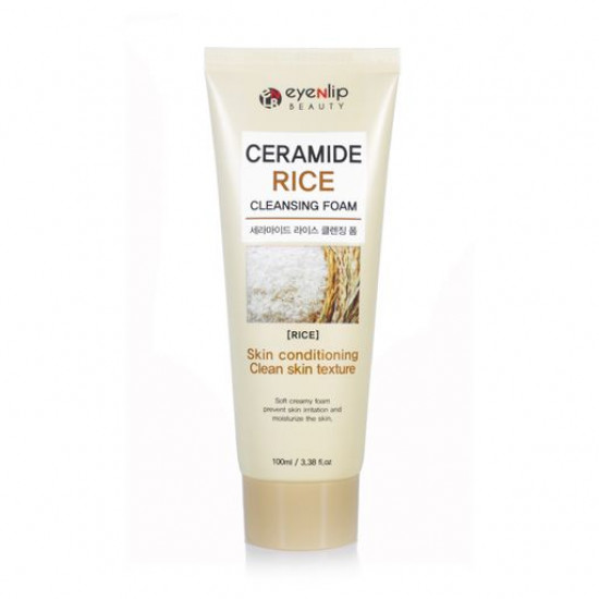 Пенка для умывания Eyenlip Ceramide Rice Cleansing Foam с керамидами и экстрактом риса, 100 мл
Пенка для умывания Eyenlip Ceramide Rice Cleansing Foam с керамидами и экстрактом риса, 100 мл