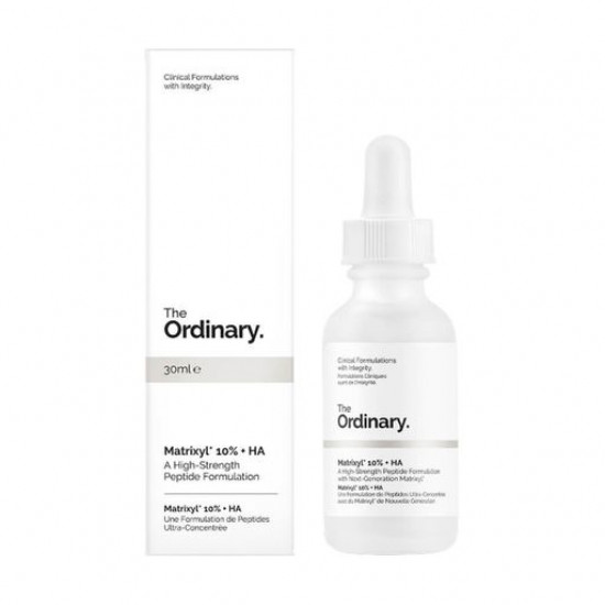 Пептидна сироватка з гіалуроновою кислотою The Ordinary Matrixyl 10% + HA, 30 мл Пептидна сироватка з гіалуроновою кислотою The Ordinary Matrixyl 10% + HA, 30 мл