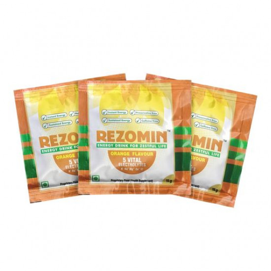 Харчова добавка розчинний порошок для напою Coral Laboratories Rezomin, зі смаком апельсина, (20*15 г) Харчова добавка розчинний порошок для напою Coral Laboratories Rezomin, зі смаком апельсина, (20*15 г)