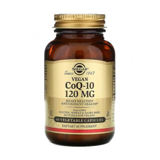 Пищевая добавка в капсулах Solgar Растительный коэнзим CoQ-10 120 мг, 60 шт
Пищевая добавка в капсулах Solgar Растительный коэнзим CoQ-10 120 мг, 60 шт
