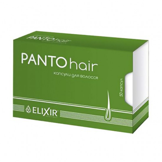 Пищевая добавка в капсулах Еліксір Panto Hair, 50 шт
Пищевая добавка в капсулах Еліксір Panto Hair, 50 шт