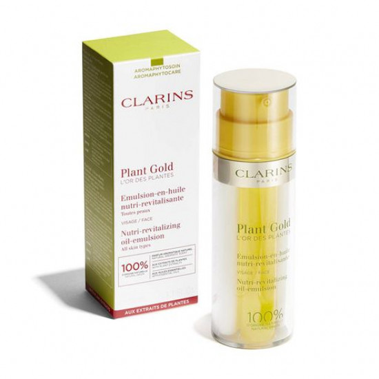 Nutritious emulsion for the person Clarins Plant Gold Nutri-Revitalizing Oil-Emulsion, 35 ml Nutritious emulsion for the person Clarins Plant Gold Nutri-Revitalizing Oil-Emulsion, 35 ml
