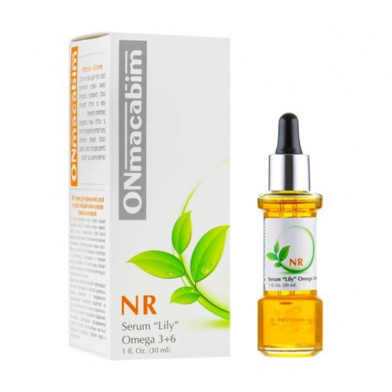 Питательная сыроватка для лица ONmacabim NR Serum Lily Omega 3+6, 30 мл
Питательная сыроватка для лица ONmacabim NR Serum Lily Omega 3+6, 30 мл