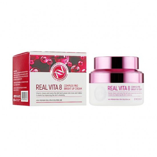 Nutritious cream for the person Enough Real Vita 8 Complex Pro Bright Up Cream with vitamins, 50 ml Nutritious cream for the person Enough Real Vita 8 Complex Pro Bright Up Cream with vitamins, 50 ml