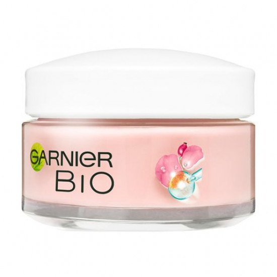 Nutritious cream for the person Garnier Bio Rosy Glow 3in1 Youth Cream with oil of a dogrose, 50 ml Nutritious cream for the person Garnier Bio Rosy Glow 3in1 Youth Cream with oil of a dogrose, 50 ml