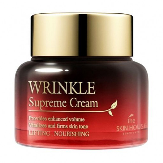 Питательный крем для лица The Skin House Wrinkle Supreme Cream с женьшенем, 50 мл
Питательный крем для лица The Skin House Wrinkle Supreme Cream с женьшенем, 50 мл
