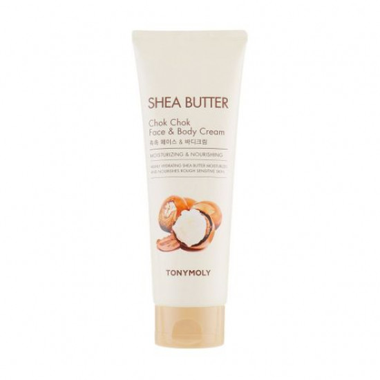 Поживний крем для обличчя та тіла Tony Moly Shea Butter Chok Chok Face & Body Cream, 250 мл Поживний крем для обличчя та тіла Tony Moly Shea Butter Chok Chok Face & Body Cream, 250 мл