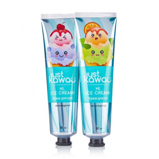 Подарочный набор Just Kawaii Hi, Ice Creame (крем для рук, 80 мл + крем для ног, 80 мл)
Подарочный набор Just Kawaii Hi, Ice Creame (крем для рук, 80 мл + крем для ног, 80 мл)