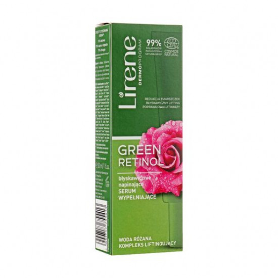 The tightening serum for the person Lirene Green Retinol Serum, 30 ml The tightening serum for the person Lirene Green Retinol Serum, 30 ml
